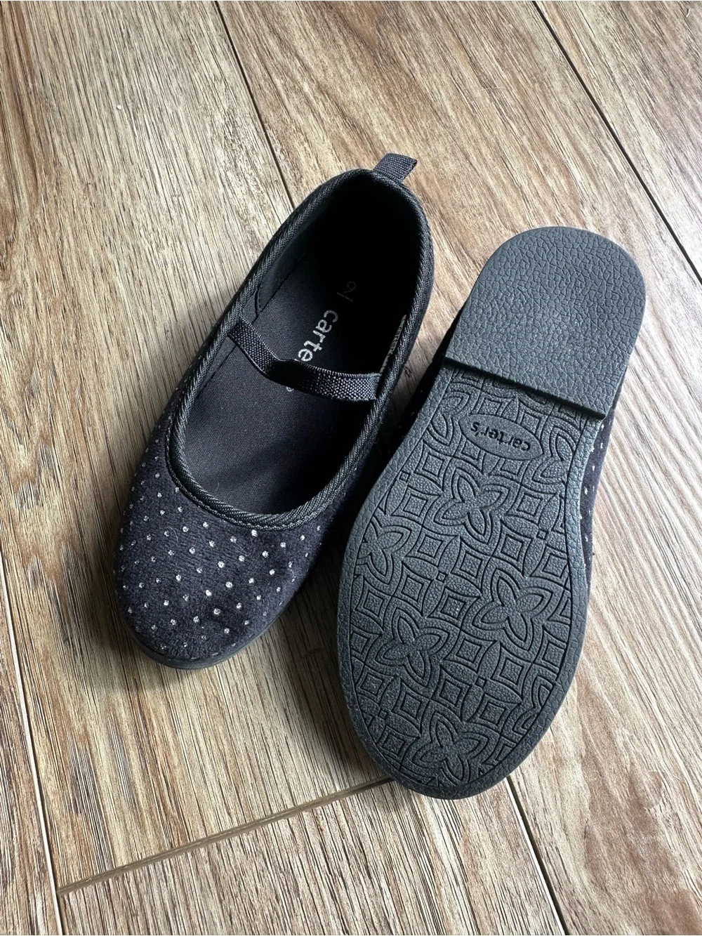 Carter's Toddler Mary Jane Flats with Sparkle Studs